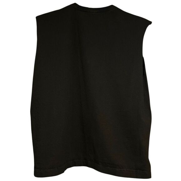 All Time Low Cutoff Sleeves Cropped Crop T-Shirt Men’s Large - Picture 2 of 3